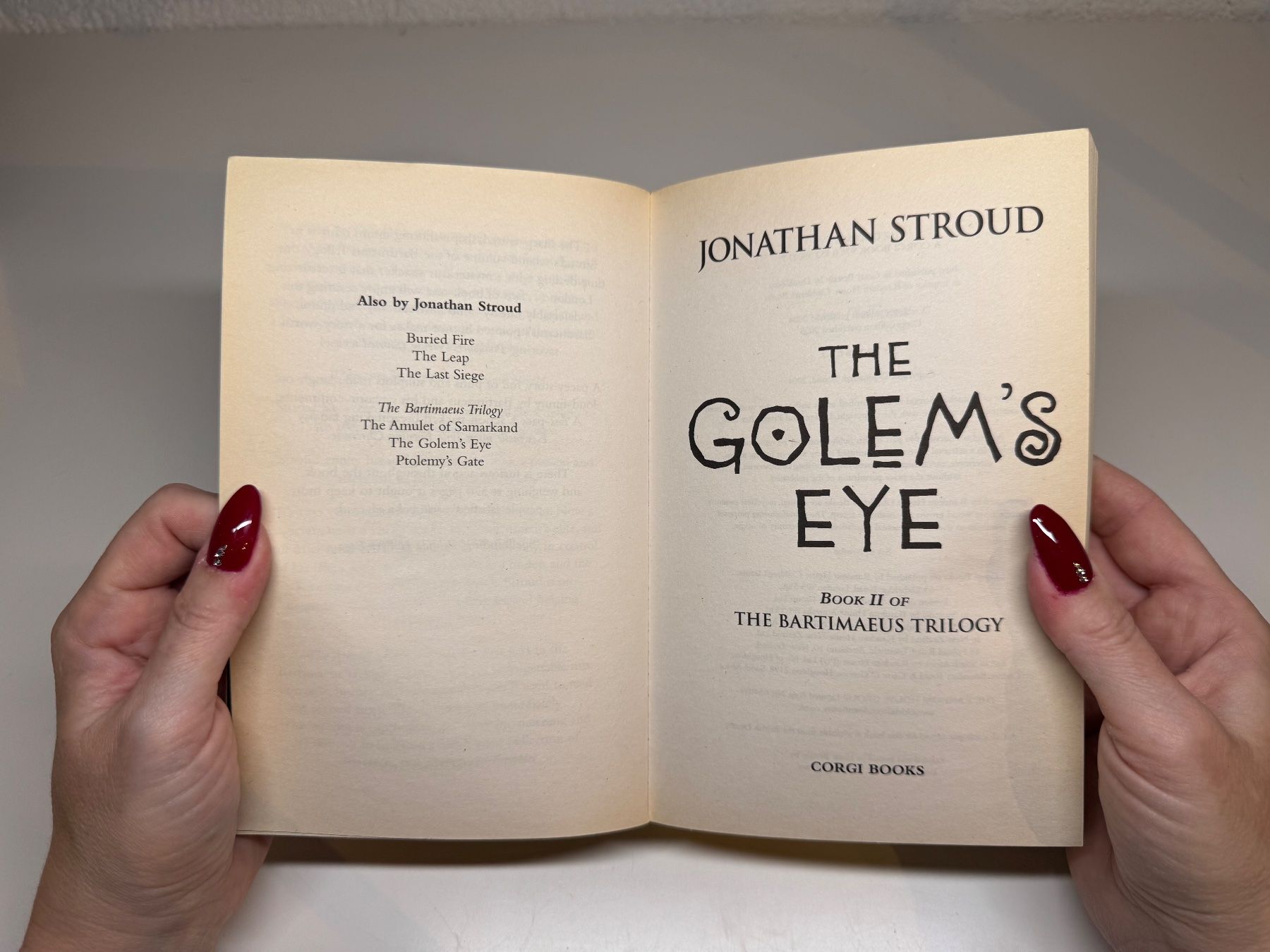 Libri: NOVEL: Jonathan Stroud, the Golem''s Eye – Usato da Grosswangen venduto da English_books 1