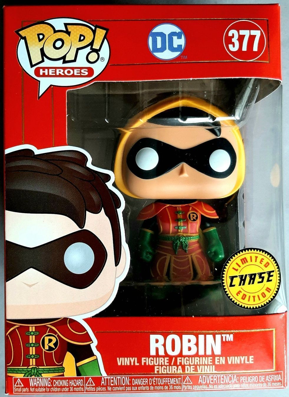 Funko Statuette: Funko Pop DC Comics Robin CHASE – Nuovo e nell'imballaggio originale da Montet (Glâne) venduto da KOADA