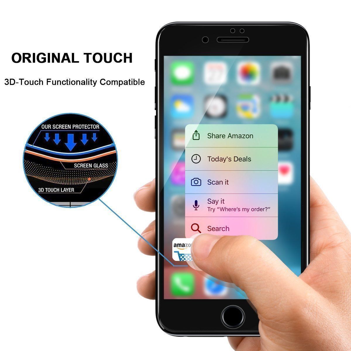 Cover & Protezioni schermo: iPhone 7 plus/8 plus Panzerglas Schutzglas FULL DISPLAY GLAS – Nuovo e nell'imballaggio originale da Volketswil venduto da coverandmore 3