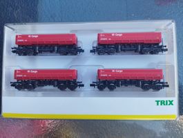 Schüttgutwagen Set 4 Teilig der DB Cargo von Minitrix N