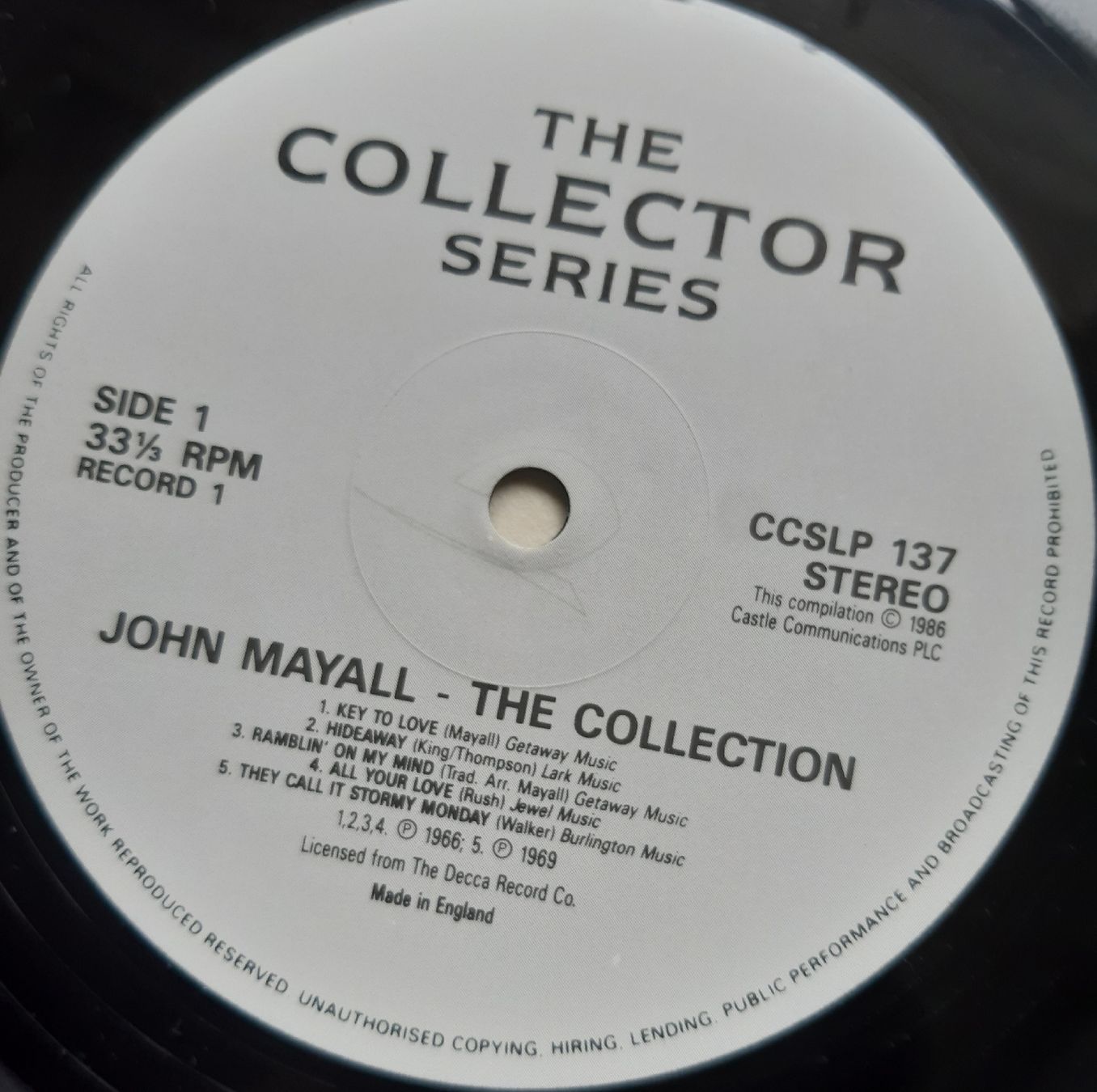 Dischi in vinile: JOHN MAYALL: The Collection – Usato da Frick venduto da kyb_yq8h 5