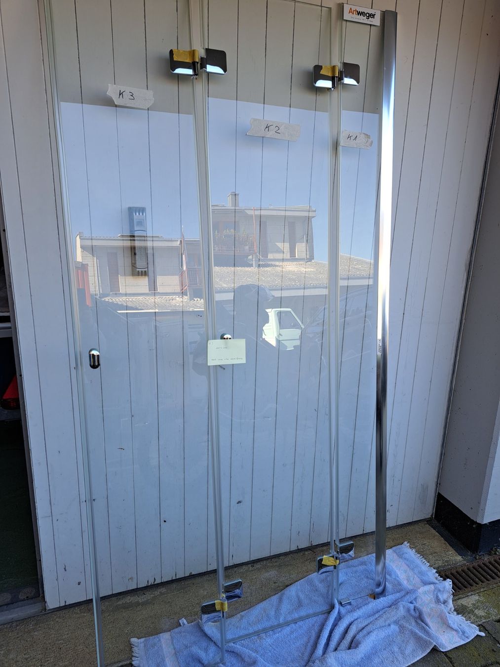 Douches: Glasduschwand 100cm – Neuf (Voir description) à Tegerfelden par Spick67 1