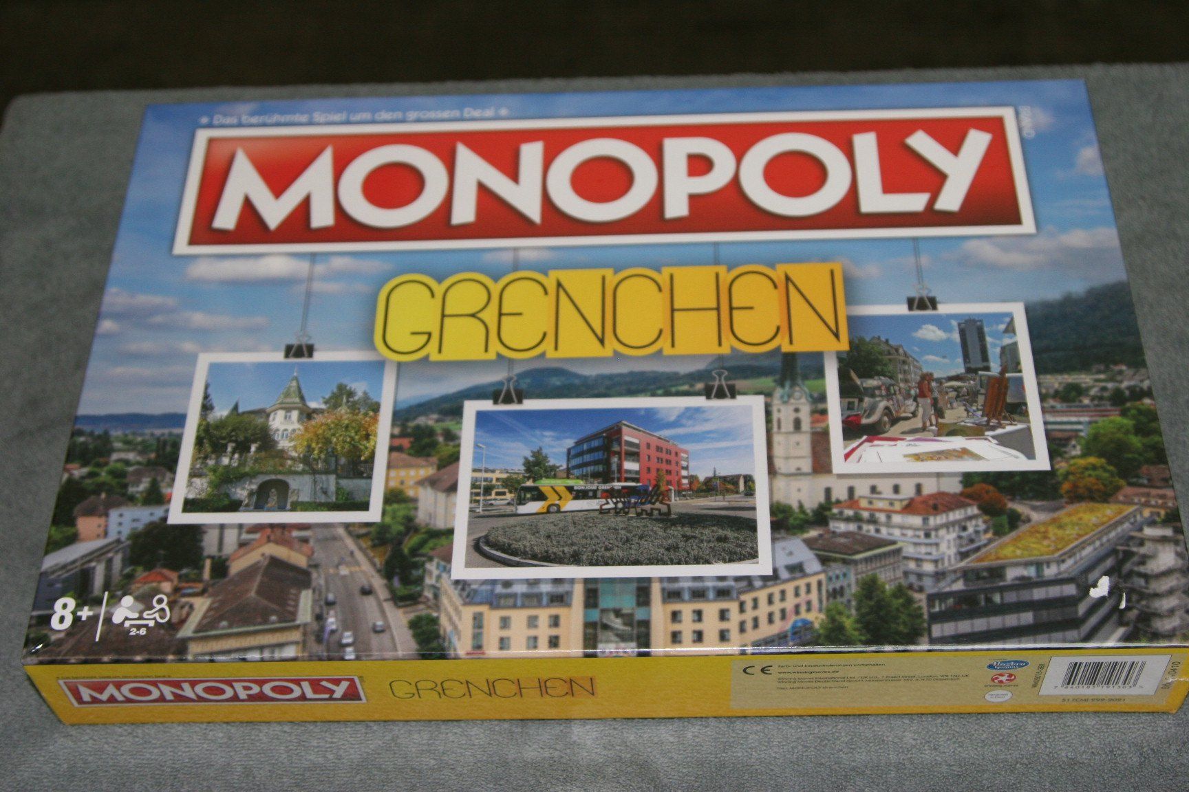 Hasbro Giochi: Original Monopoly von Hasbro "Grenchen" Sonderausgabe - neu – Nuovo e nell'imballaggio originale da Büren an der Aare venduto da Sabinem71