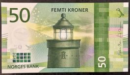 50 Norwegische Kronen (NOK) Banknote