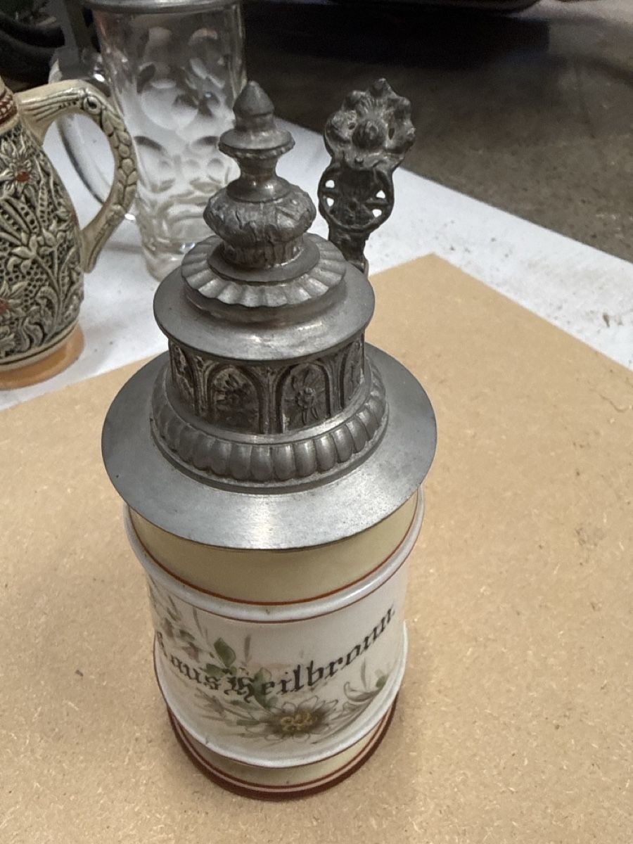 Verres: 4 alte Bierkrüge – D'occasion à Meienberg par sony252 2