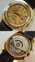 Lemania Chronograph Automatik goldfarben gebraucht