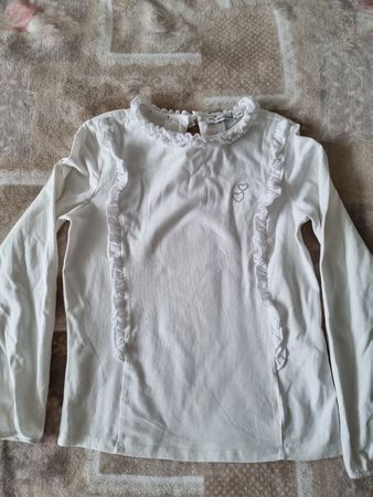 Chemisier fille ZARINA Girl blanc, taille 146