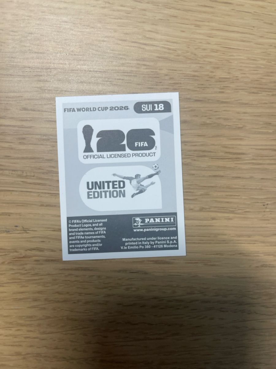 Sticker: Panini FIFA WC SUI 18 – Nuovo (secondo la descrizione) da Lausanne 26 venduto da mar_2ldv 1