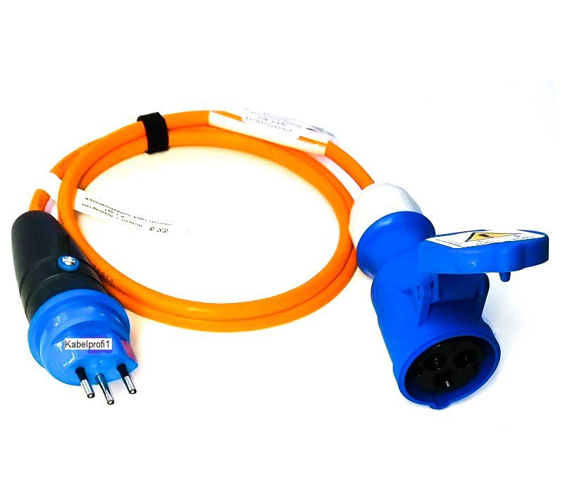 Kabel: 20m Campingkabel Caravan+Bootkabel Set 2-teilig mit T13 IP55 – Neu und originalverpackt aus Herisau von Kabelprofi1 1
