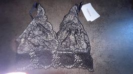 BH HANRO S schwarz gold neu