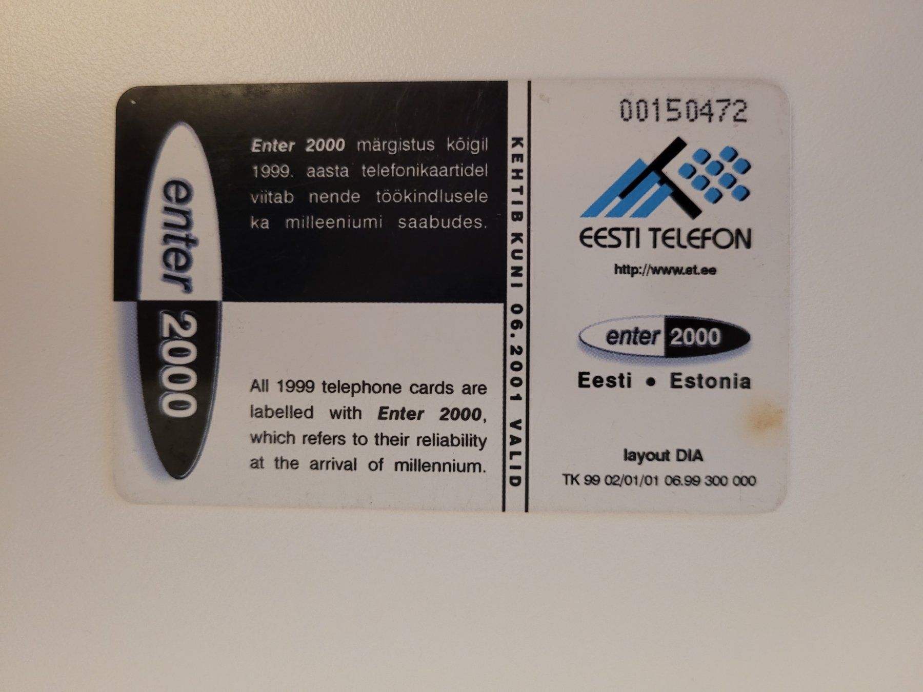 Schede telefoniche: Telefonkarte Estland – Usato da Inwil venduto da Flower2325 1
