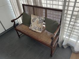 Banquette, chaise, fauteuil cannés