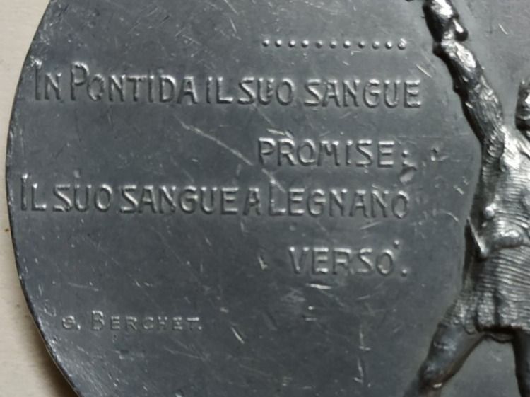 Medaillen: Italia - Pontida - Legnano - 1176 - 1900 – Gebraucht aus Sorengo von 74in 1
