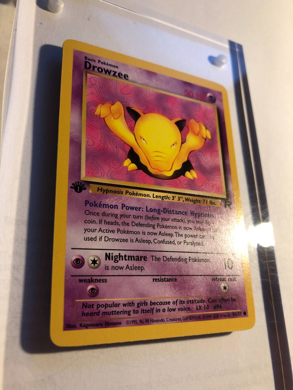 Sammelbilder & Trading cards: Drowzee 1st Team Rocket - MINT - ab 1.- – Gebraucht aus Giubiasco von dan_pr8b 1
