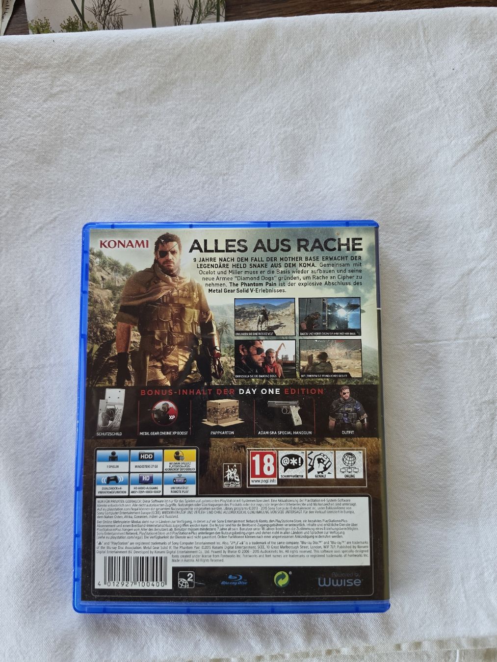 Giochi: Metal Gear Solid V The Phantom Pain PS4. – Usato da Wangen SZ venduto da aar_2pwx 1