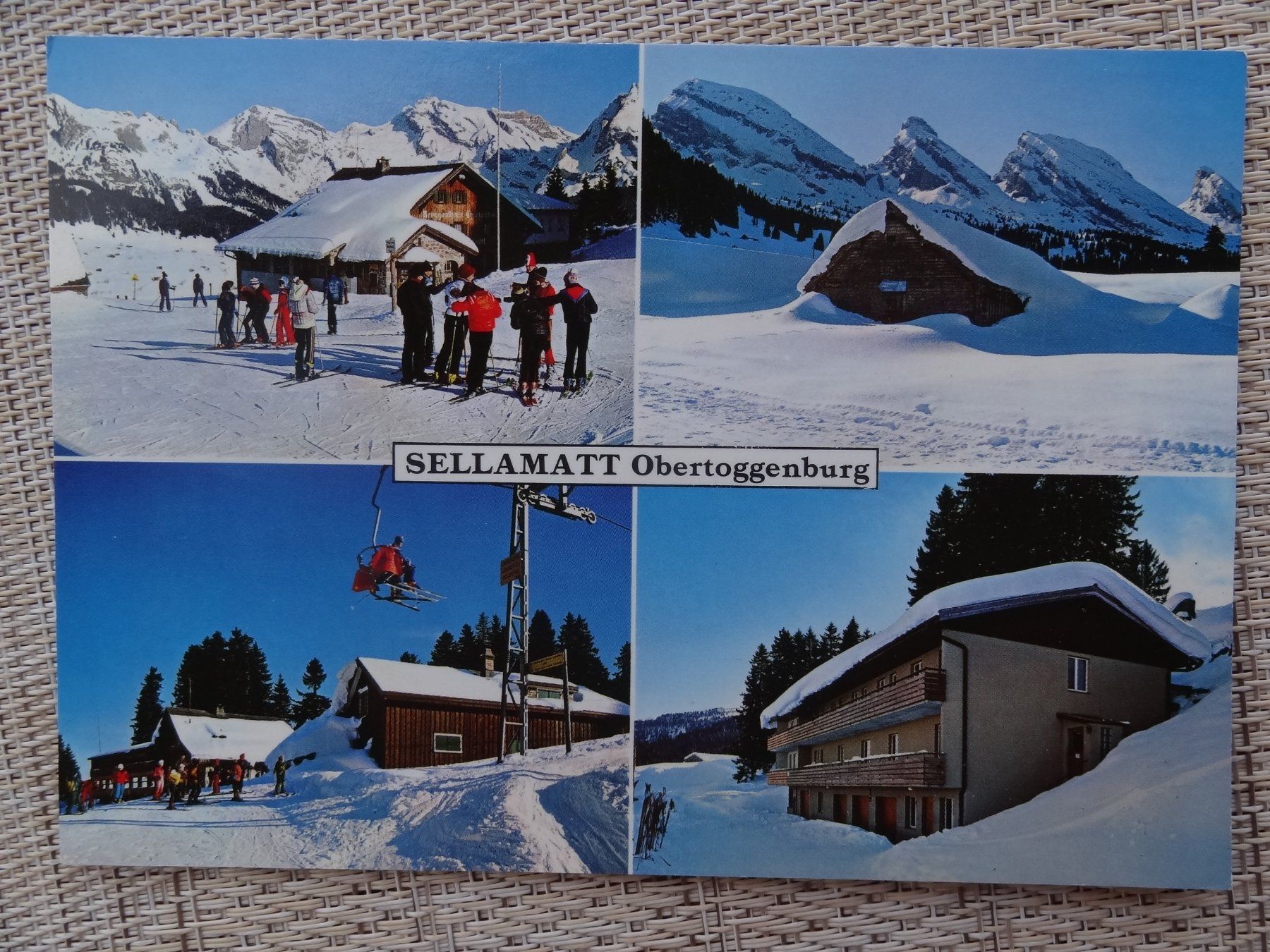 Cartoline postali: Sellamatt - Obertoggenburg - SG - 1983 – Usato da St Léonard venduto da Riglin