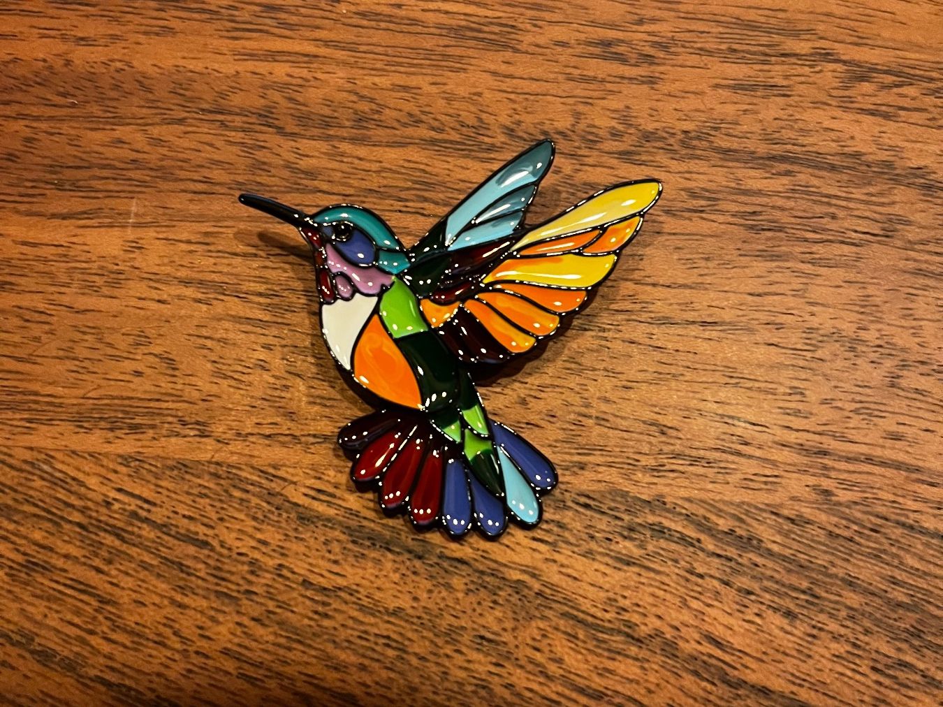 Spille & Fermagli: Bunte Kolibri Brosche – Nuovo e nell'imballaggio originale da Gams venduto da Mariawicca 3