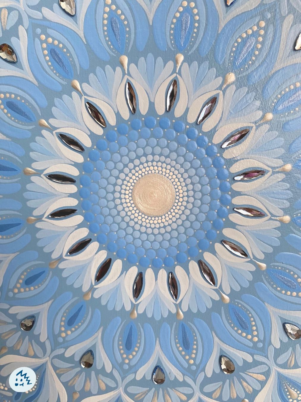 Dipinti: Mandala auf Holz, Mandala Bild, Gemälde, Geschenk, Kunst – Nuovo e nell'imballaggio originale da Fanas venduto da Omibia 1