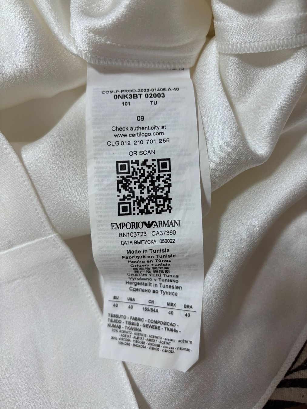 Armani Camicette: Armani Oberteil – Usato da Wetzikon ZH venduto da Deba26 3