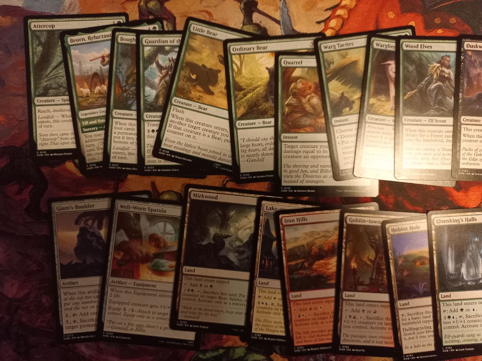 Magic The Gathering Carte collezionabili: MTG The Hobbit Full Set Commons + special lands – Usato da Monteggio venduto da Ta-Da 4