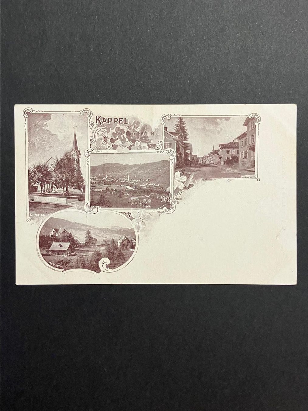 Cartoline postali: AK Kappel, Ebnat-Kappel - St. Gallen – Usato da Regensdorf venduto da 7ws8