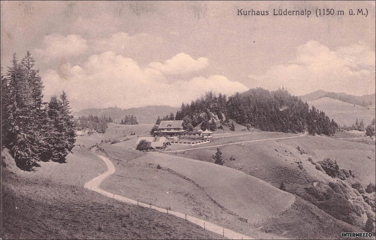 Cartoline postali: Lüdernalp BE // Kurhaus 1150 m.ü.M. – Usato da Basel venduto da intermezzo12