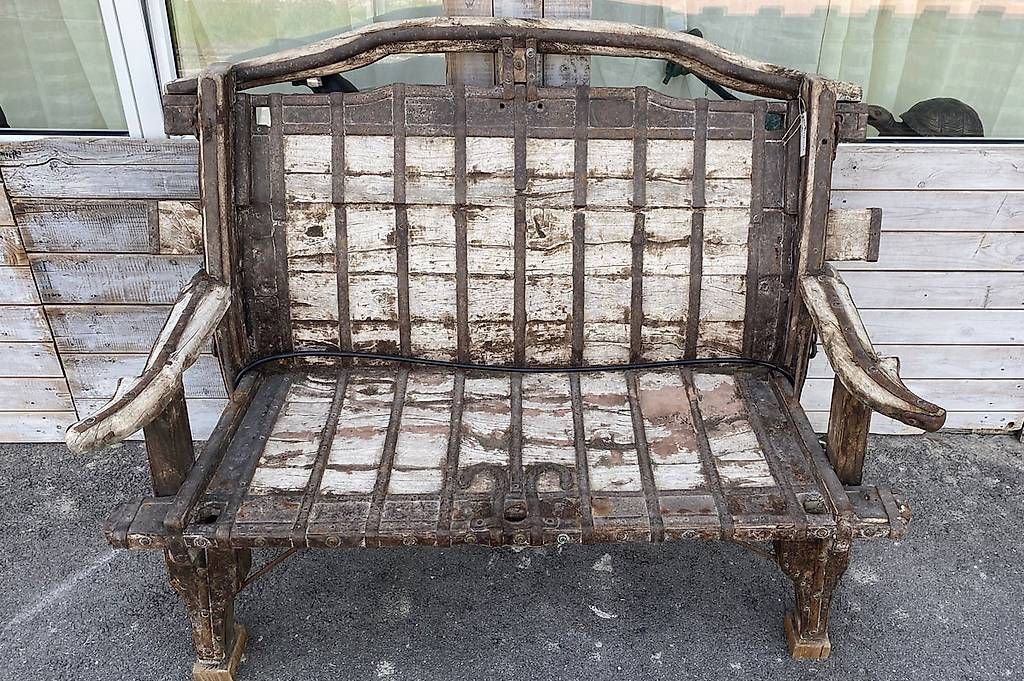 Bänke: Einmalige Teakholz Sitzbank, Unikat – Gebraucht aus Ballwil von ClassicGallery 2