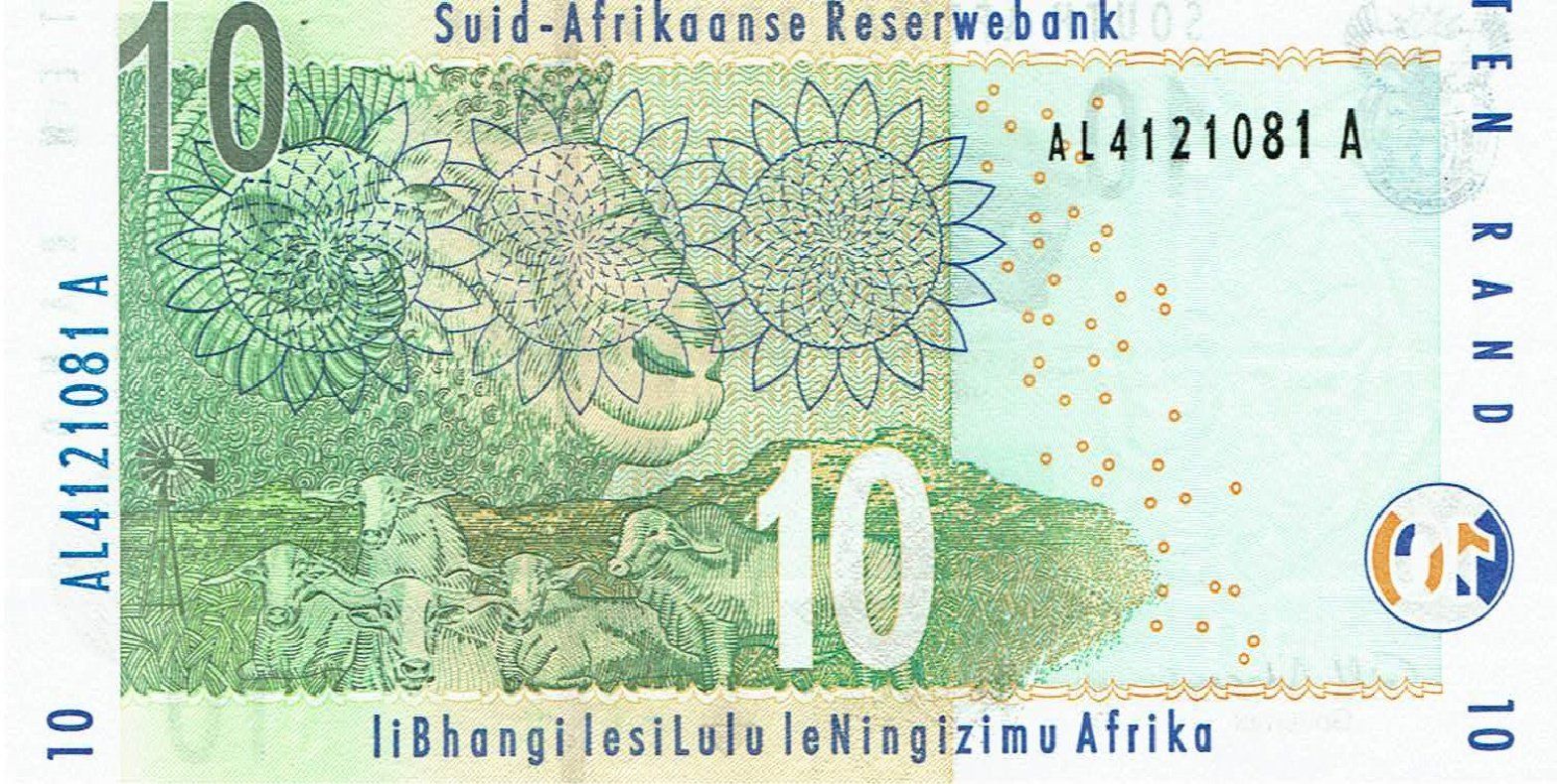 Banconote: Südafrika 10 Rand 2005 UNZ P-128b – Nuovo (secondo la descrizione) da Steffisburg venduto da ber_8htf 1