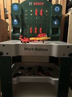 Bosch Work Station Toy Tool Bench Set Used