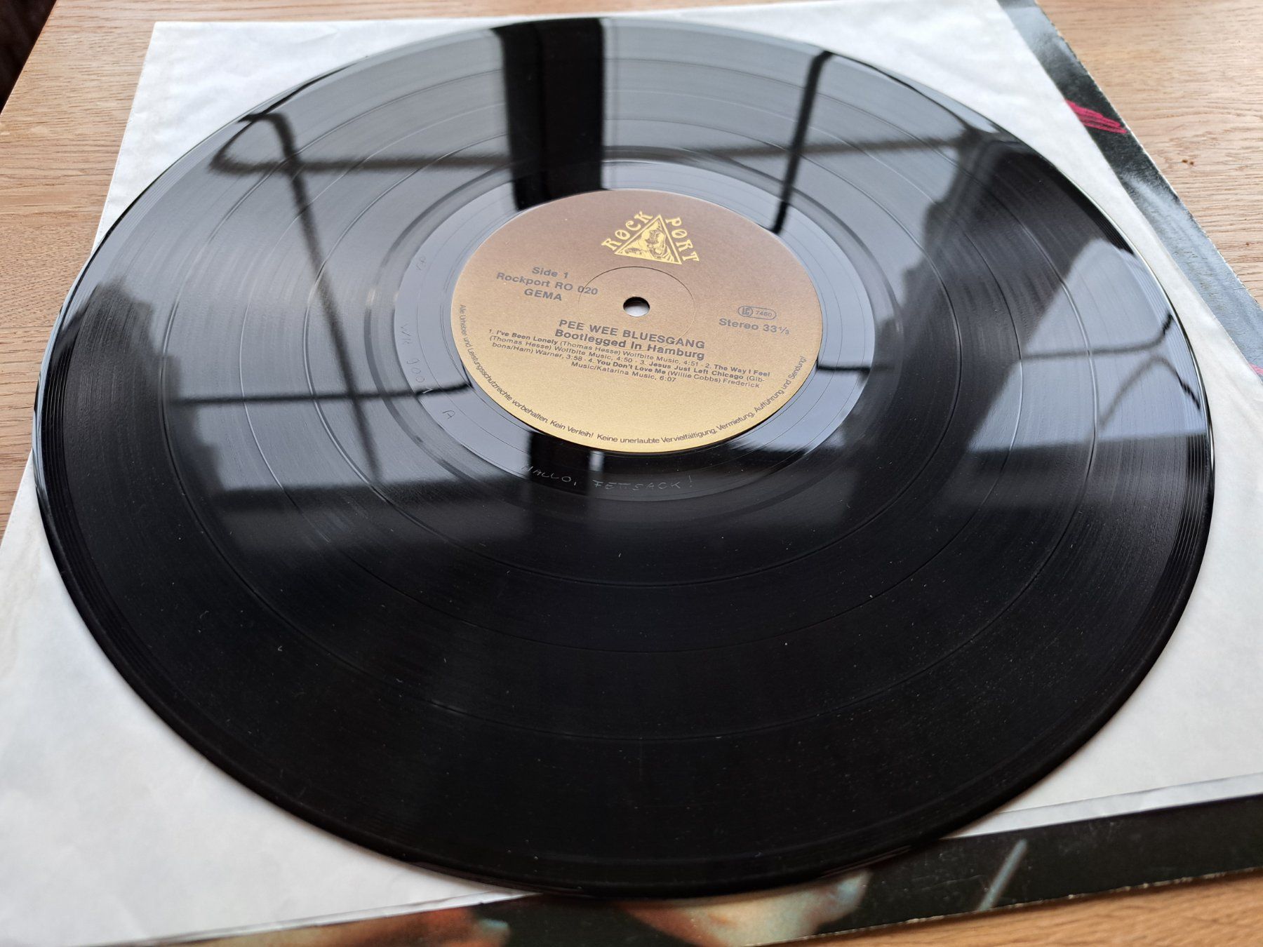 Dischi in vinile: Pee Wee Bluesgang - Bootlegged in Hamburg – Usato da Meggen venduto da Ricardokoch 3