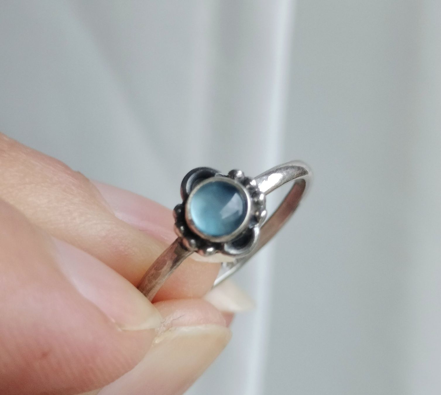 Anelli: Silber Ring 925 mit Blauen Chalcedony – Nuovo (secondo la descrizione) da Schwyz venduto da els_7cys 3