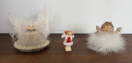 3er Set Engelfiguren