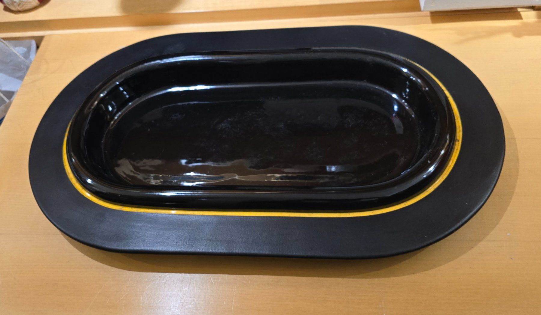 Teller: Original SICART Keramik Platte 70 er – Gebraucht aus Thalwil von Designer50