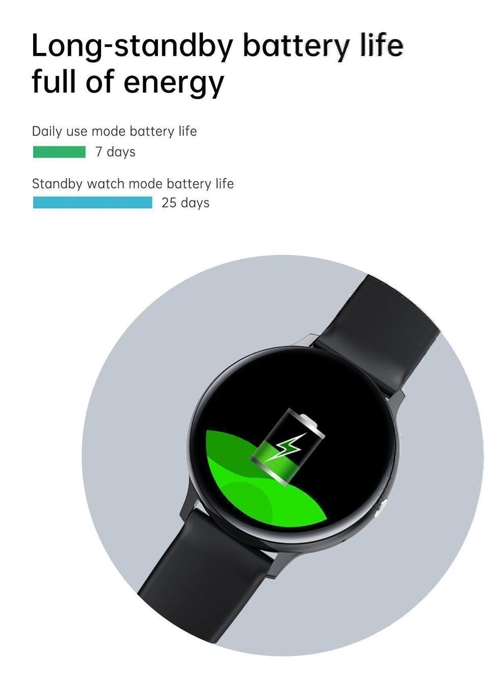 Smartwatch: SMARTWATCH - SPORT & CALL SMARTWATCH - BLUETOOTH SMARTWATCH – Nuovo e nell'imballaggio originale da Kriens venduto da swissgadget 8