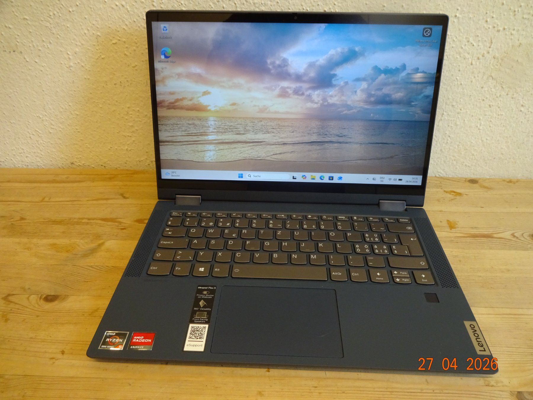 Lenovo Notebooks: Lenovo IdeaPad Flex 5  14ALC05 – Gebraucht aus Winterthur von Starrite