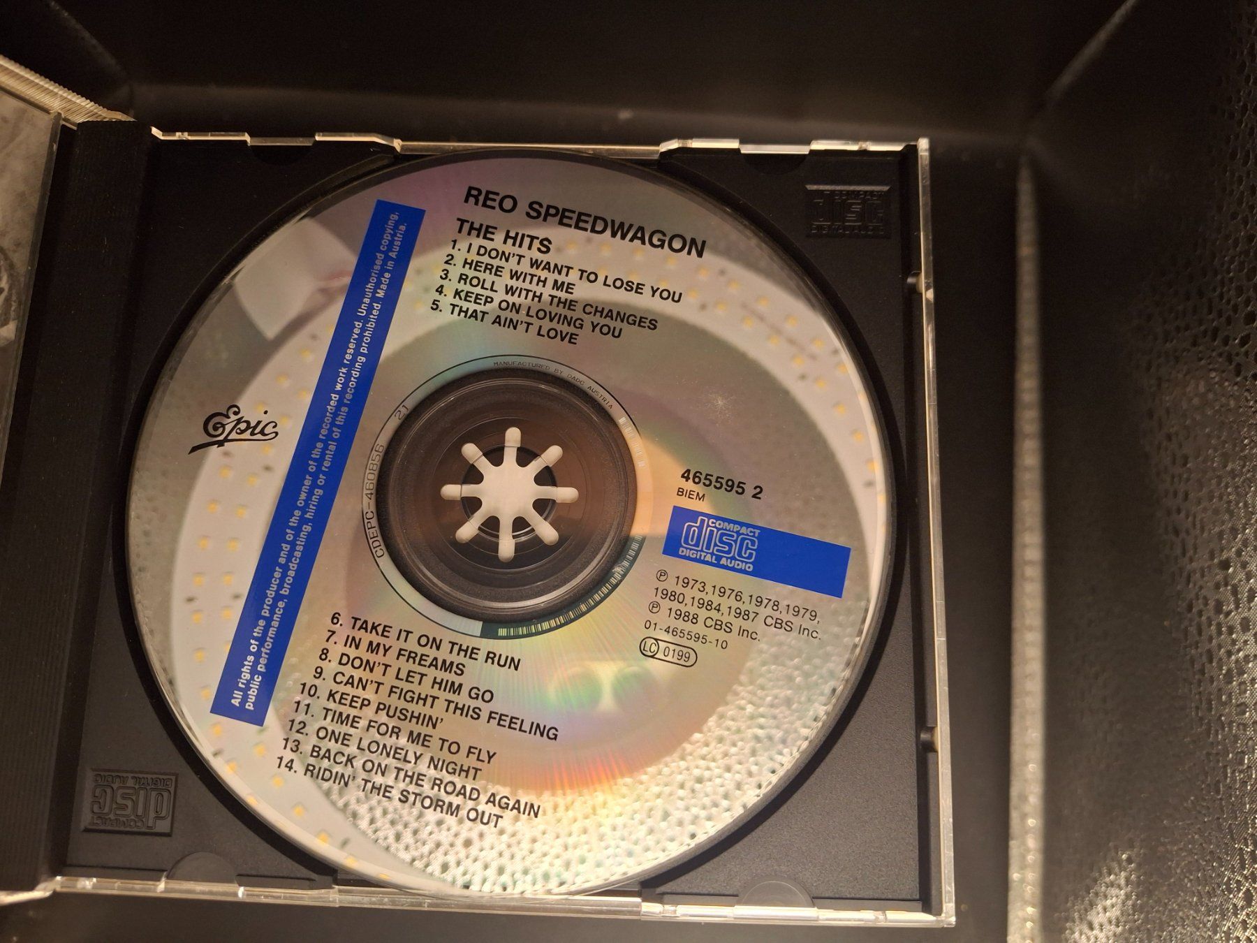 CDs: Reo Speedwagon – The Hits – Gebraucht aus St.Gallen von CD_jalamusic 2