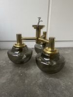 Vintage Decken- Lampe aus Messing, Mid Century Stil