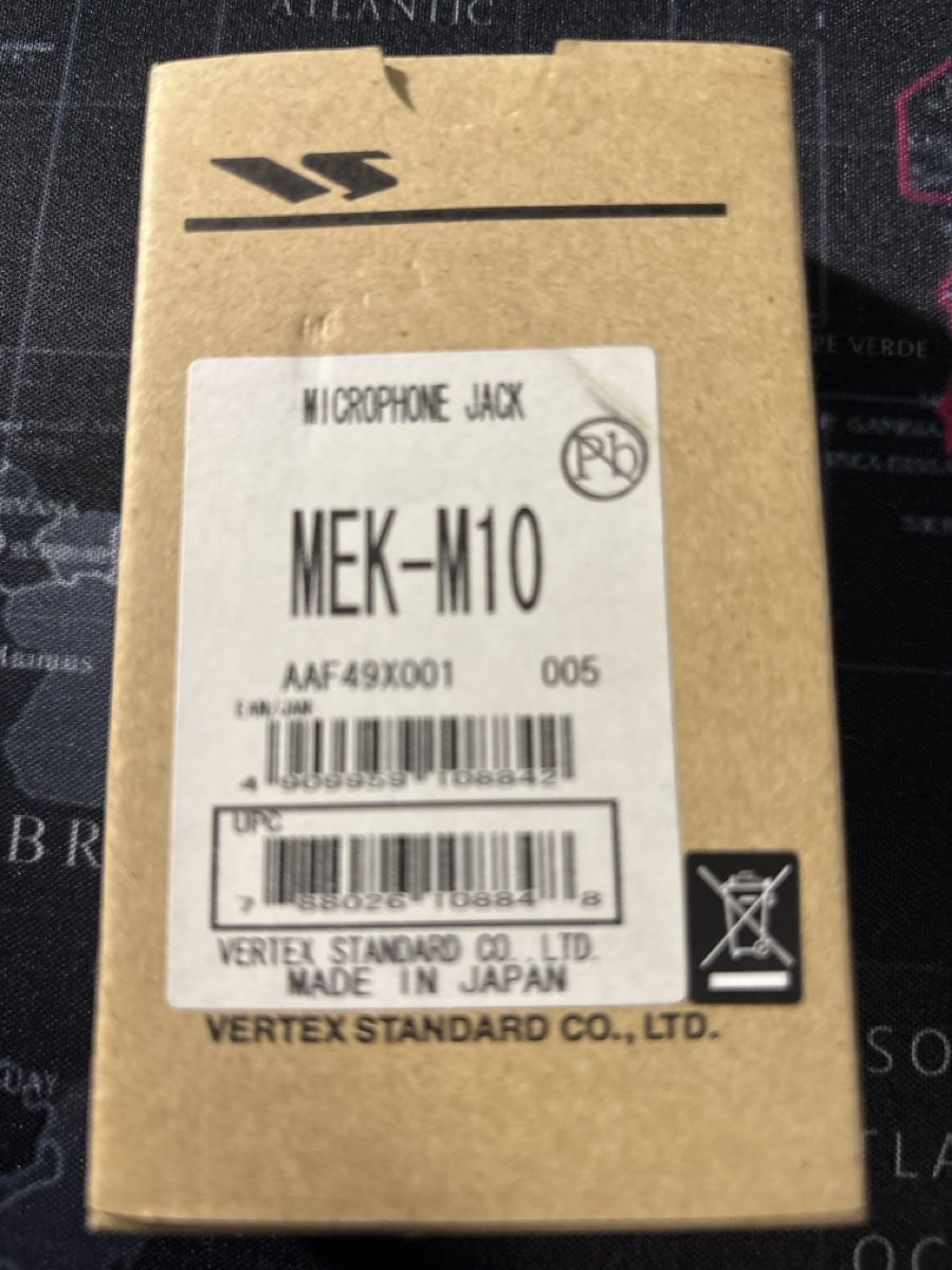 Yaesu Funktechnik: YAESU / VERTEX MEK-M10 microphone jack – Neu und originalverpackt aus Ollon VD von Gibbs69