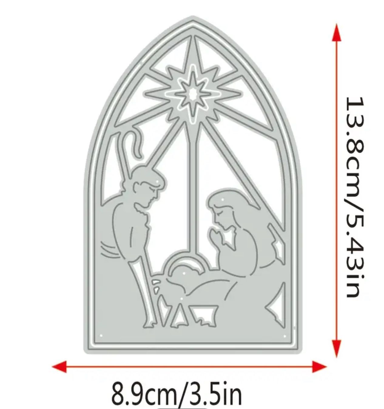 Sciablone: Weihnachts Krippe   - Stanzschablone – Nuovo e nell'imballaggio originale da Frenkendorf venduto da KreativZeit 1