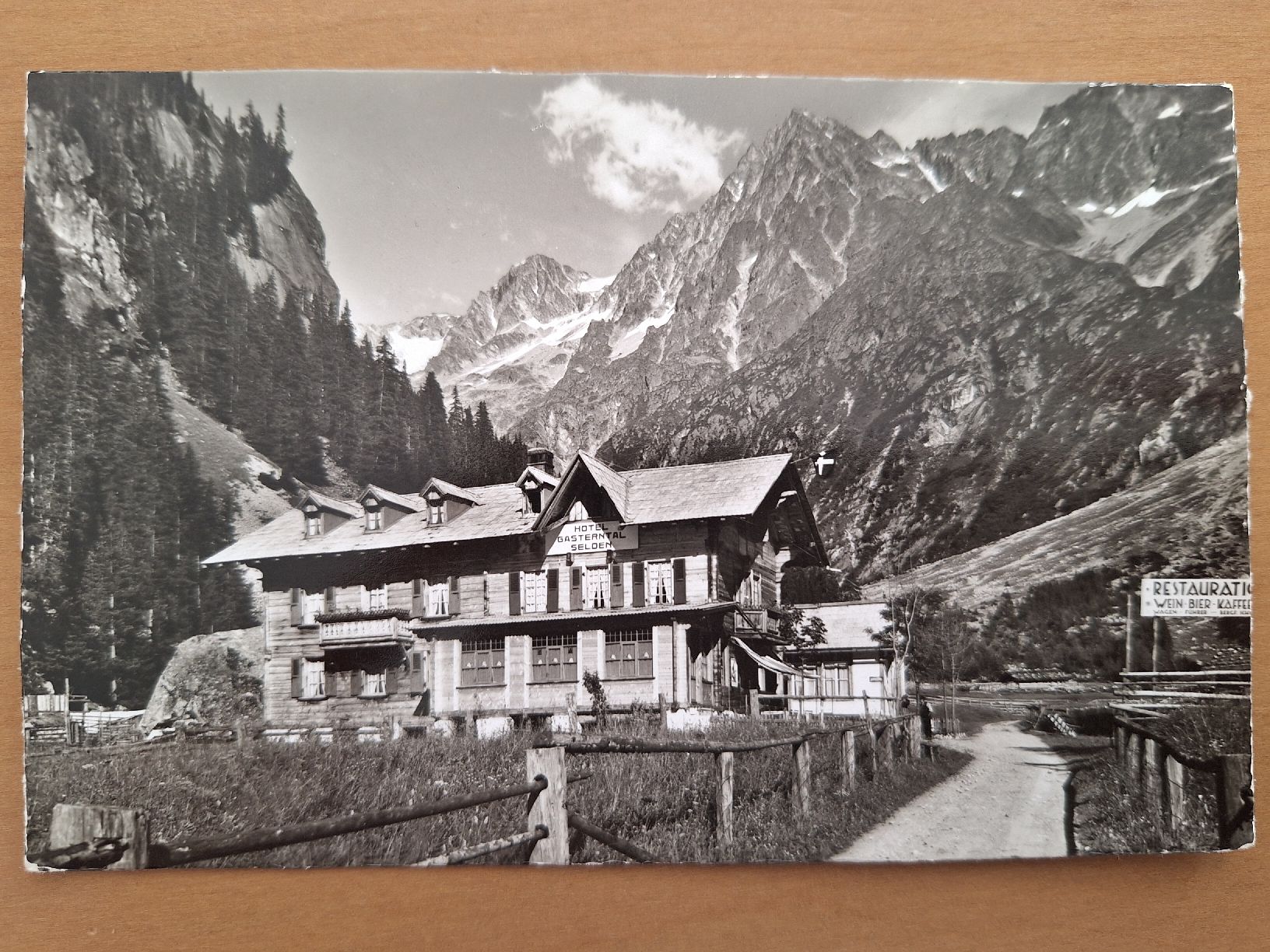 Cartoline postali: Hotel Gasterntal Selden Kandersteg  – Usato da Sargans venduto da nicsam1815
