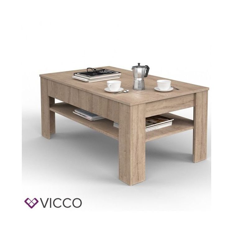 Tische: Couchtisch Beistelltisch mit Schublade Sonoma/Eiche – Neu und originalverpackt aus Wallenwil von toesstal-vertrieb 6