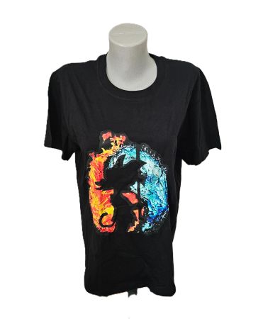 Shirt Dragonball Z Gr. S Schwarz m. Saian Krieger Baumwolle