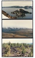 Oregon USA 1990's Triptyque Photo Collage DIY Mail Art Lomo
