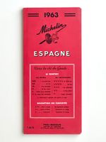 Espagne 1963 – Guide Rouge Michelin