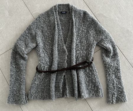 Strickjacke grau Grösse 36