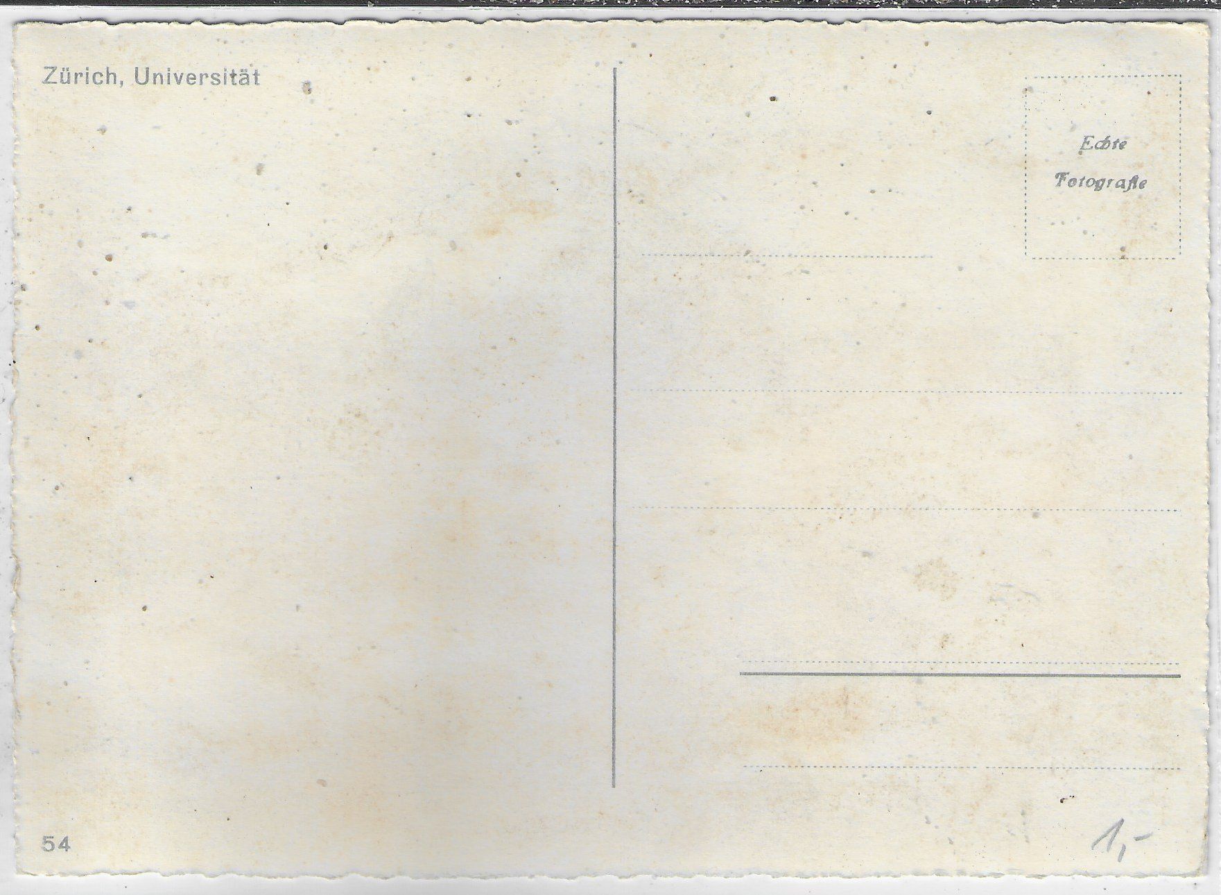 Cartoline postali: Zürich - Universität – Usato da Ettingen venduto da Kartenplanet 1
