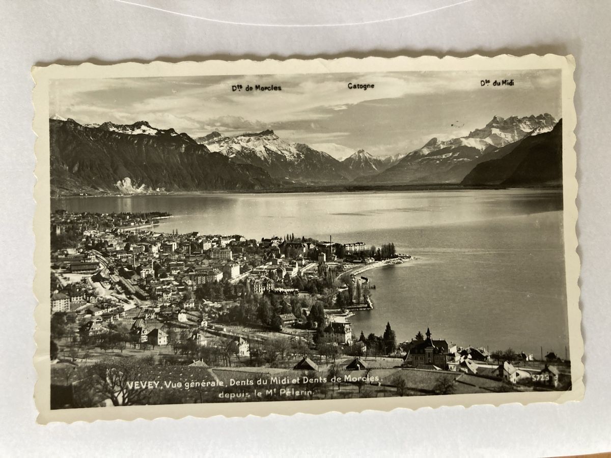 Ansichtskarten: VEVEY Ansichtskarte von 1954 – Gebraucht aus Schüpfheim von Seerose80