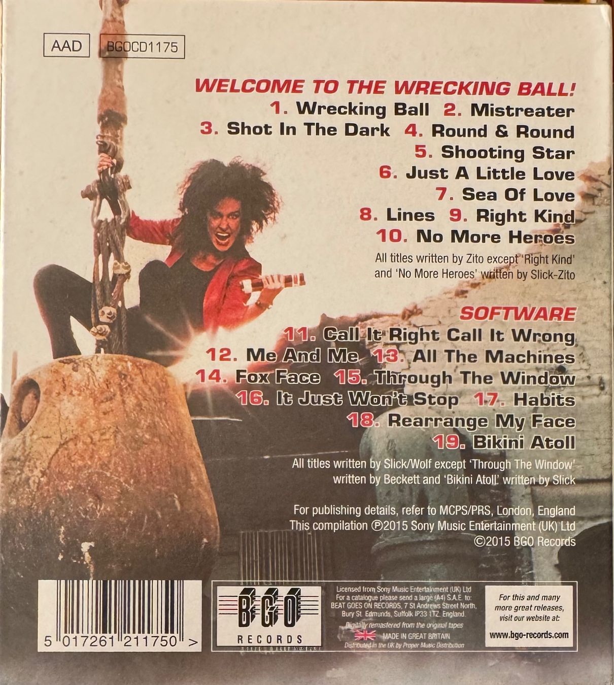 CD: Grace Slick * Wrecking Ball + Software (CD) – Nuovo (secondo la descrizione) da Wettswil venduto da osoma99 1
