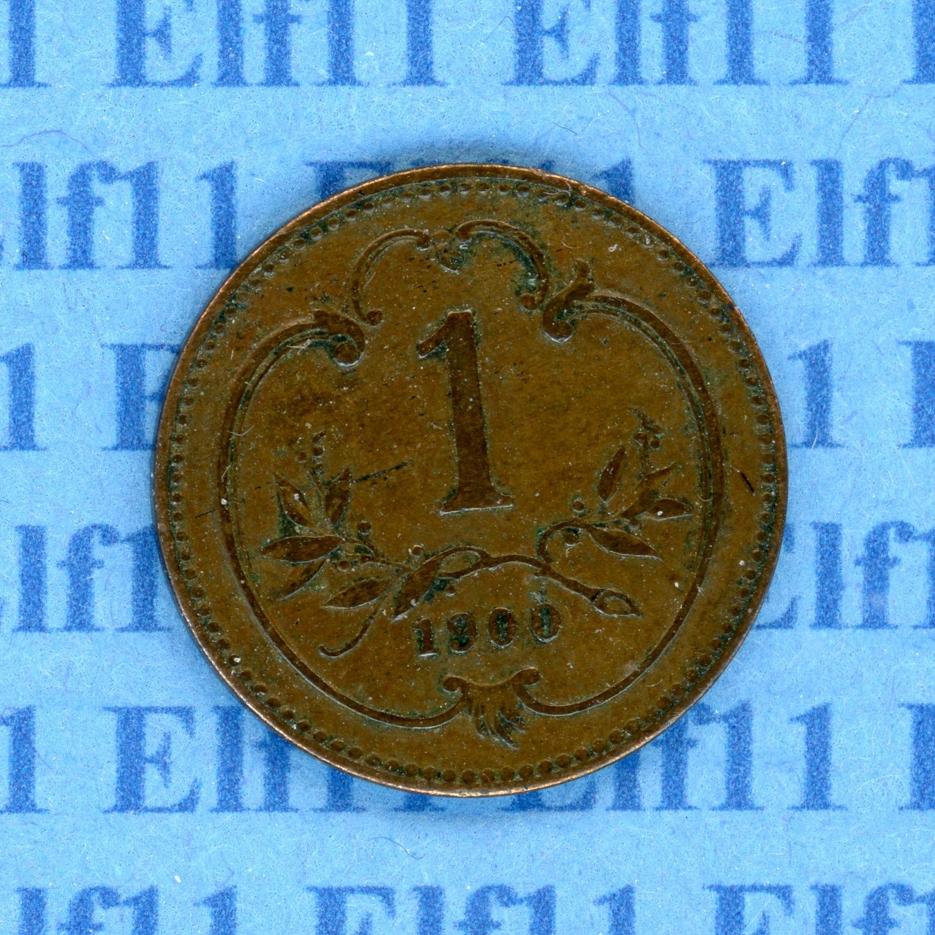Tutti le monete: ATK___0.01 1900 vz 1 Heller – Usato da Widnau venduto da Elf11