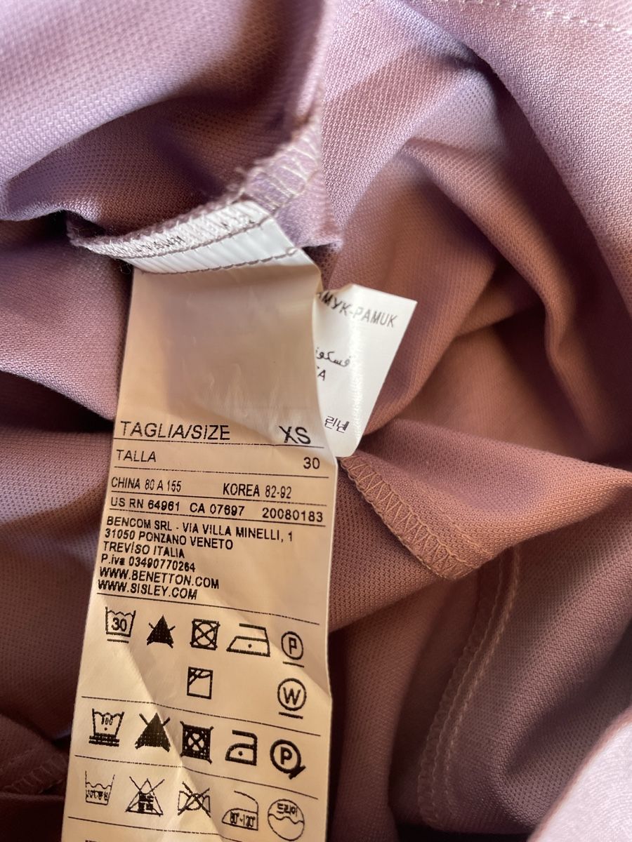 Benetton Vestiti: Robe bustier violette taille XS Benetton – Usato da Lonay venduto da ju-71 7